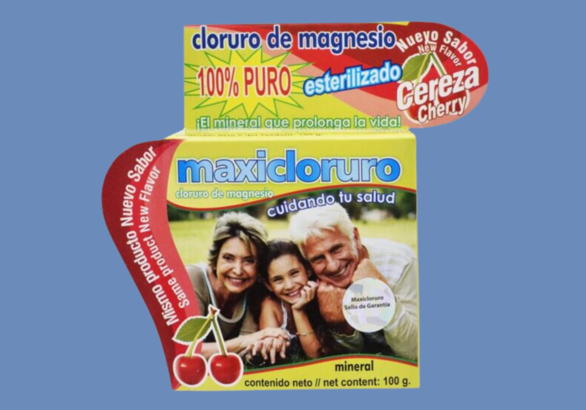 cloruro de magnesio sabor cereza
